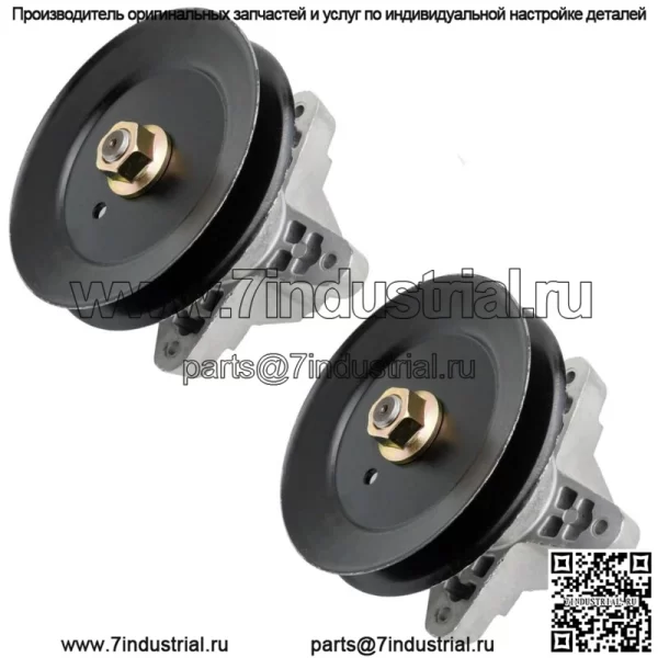 2 шпинделя в сборе с болтом для MTD Cub Cadet 918-04474 918-04474A 918-04474B - Image 2