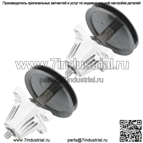 2 болта шкива в сборе шпинделя для Troy Bilt Mustang 46 XP Mustang XP Pivot S 46 - Image 3
