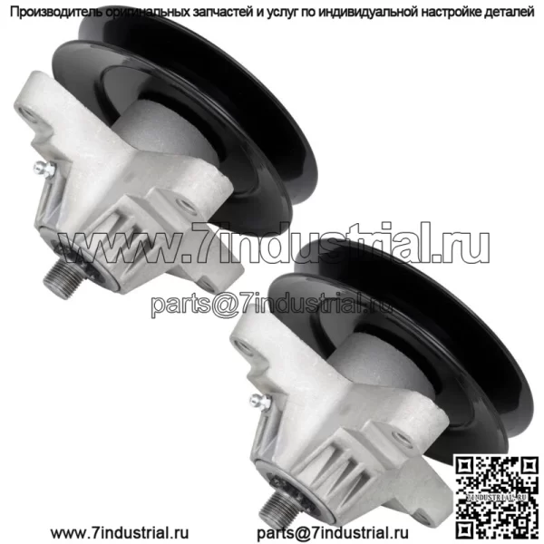 2 комплекта узлов шпинделя со шкивом для MTD LT1500 LT1800 LT1650 LT1855 Ztt1850