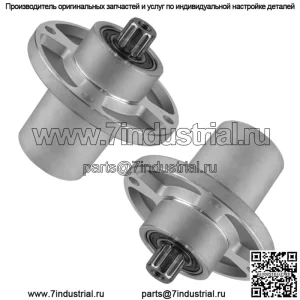 Узел с 2 шпинделями подходит для деки Hustler Raptor SD SDX 36, 42, 48, 54, 60 дюймов 601804