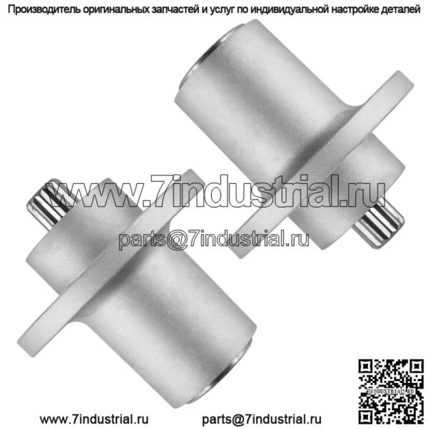 Узел с 2 шпинделями подходит для деки Hustler Raptor SD SDX 36, 42, 48, 54, 60 дюймов 601804 - Image 4