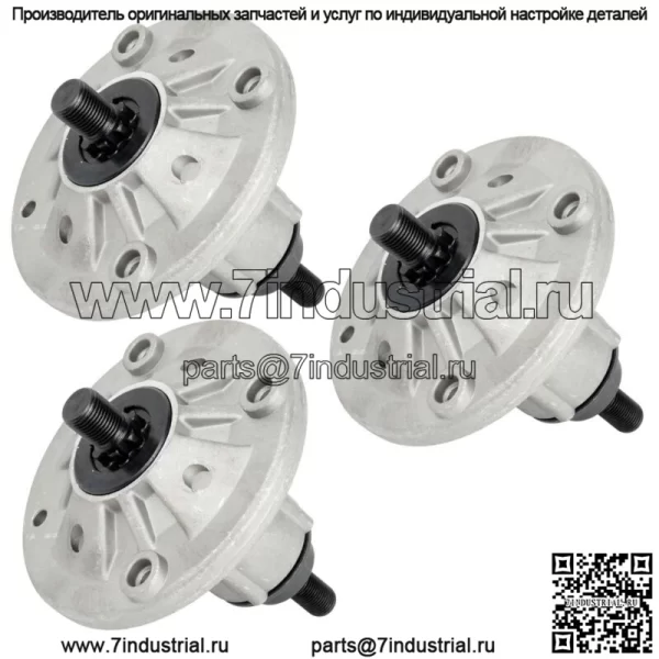 3 шпинделя в сборе с болтом для John Deere D170 G110 LA175 Gy21099 - Image 2