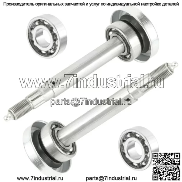 2 вала шпинделя с подшипником для Husqvarna 532187291 187291 192872 532192872 285766