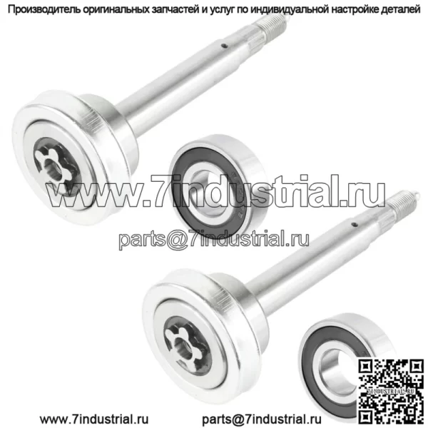 2 вала шпинделя с подшипником для Husqvarna 532187291 187291 192872 532192872 285766 - Image 4