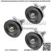 3 комплекта шпинделя в сборе со шкивом для MTD Cub Cadet Oregon 918-0671B 918-04608A - Image 3