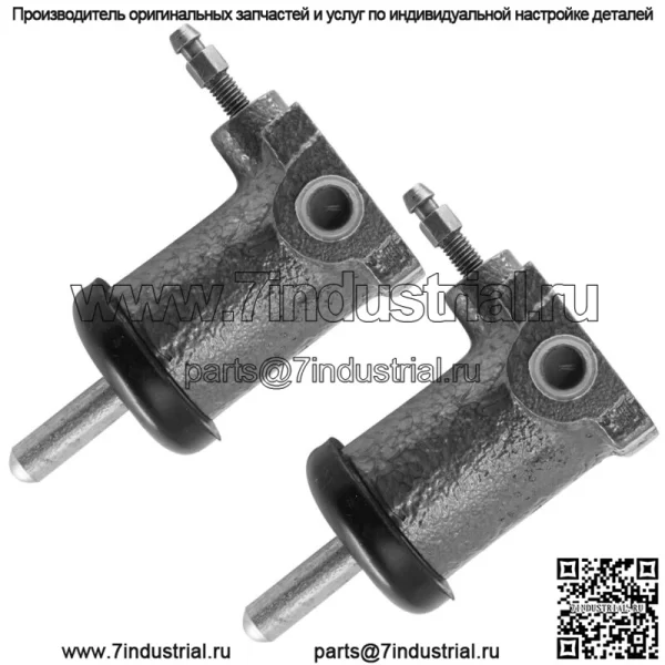 Главные тормозные цилиндры для экскаватора-погрузчика Case 580 580C 580D (2 шт.) - Image 4