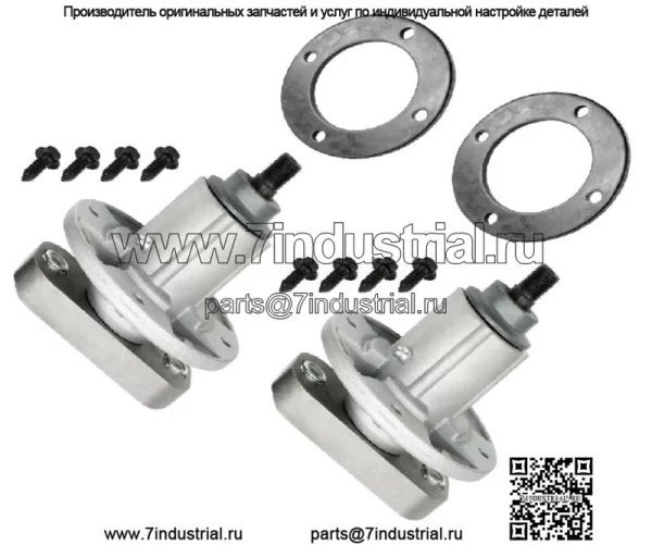 2 шпинделя в сборе с кольцом для John Deere L100 L105 L107 L108 L110 L111 L120 L130