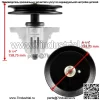2 шпинделя в сборе для MTD Lt46 LX46 46-дюймовая дека 918-06977A 618-06977 618-06977A - Image 2
