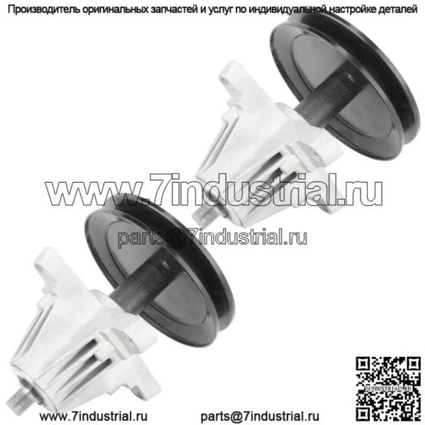 2 шпинделя в сборе с болтом шкива для MTD Lt4200 Clt42G Clt42 H M115-42 M11542 - Image 3