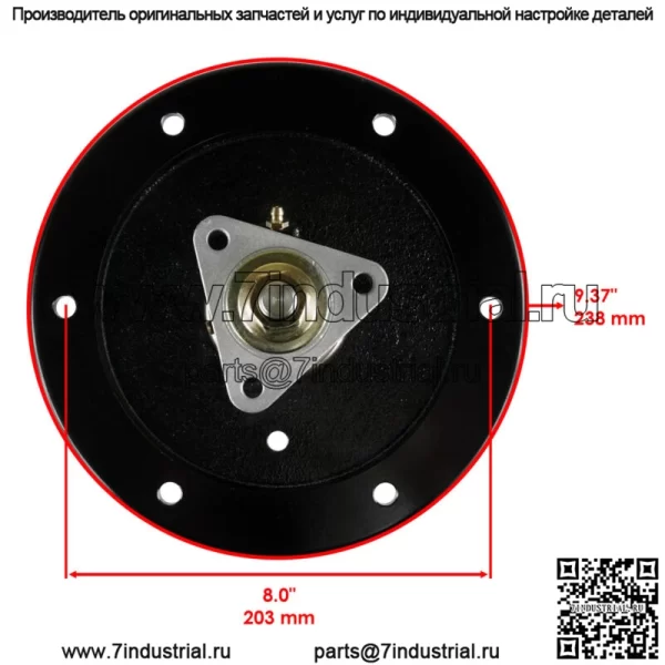 Узел 2 шпинделя подходит для Toro 119-8599 106-3217 108-7713 1198599 1063217 1087713 - Image 3