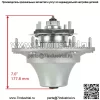 2 узла шпинделя подходят для John Deere TCA24881 TCA51058 - Image 3