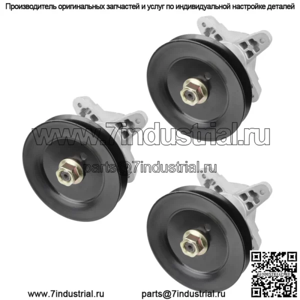 3-х шпиндельный узел для деки Cub Cadet ZLT8000 GT1054 GTX1054 LGT1054 LGTX1054 54 дюйма - Image 3