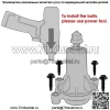 2 шпинделя в сборе для Husqvarna Yth1452 XPa Yth150 Yth1542 XP XPb XPc XPd XPe F - Image 3