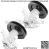 2 шпинделя в сборе с болтом для MTD 618-0427 618-0427C 618-0427A 918-0324 918-0427 - Image 2