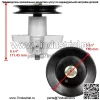 2 шпинделя в сборе с болтом для MTD 618-0427 618-0427C 618-0427A 918-0324 918-0427 - Image 3
