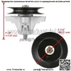 2 шпинделя в сборе для MTD Cub Cadet 618-05016 918-05016 285-885 - Image 2