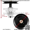 2 шпинделя в сборе с болтом для MTD LT2500 LT2000 LT2200 Troy Bilt Tb2246 HOrse XP - Image 3