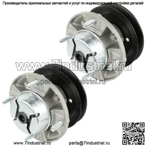 2 шпинделя в сборе с болтом шкива для John Deere Am126418
