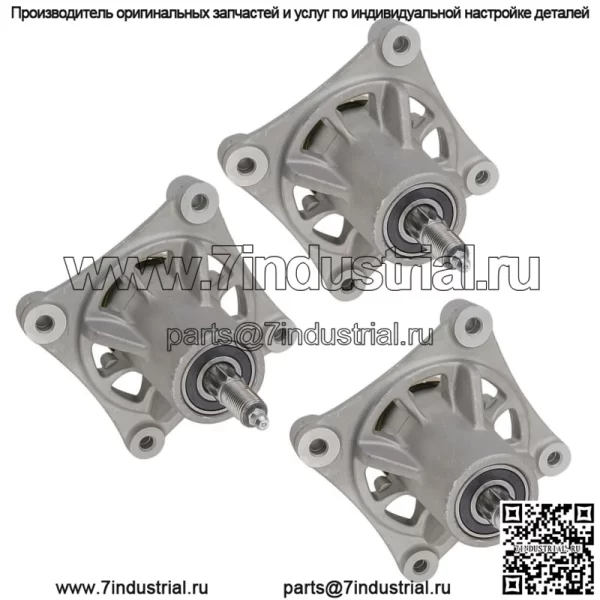 3-х шпиндельный узел для Husqvarna YTH1848 AYP Electrolux 48-дюймовой деки 2002 г. и позже - Image 4