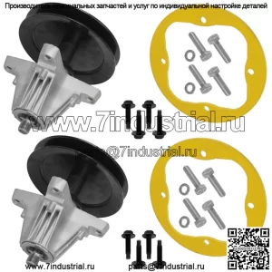 2 шпинделя и кольцо деки для MTD LTX1040 LTX1042 LTX1045 91804822 91804950 91804889