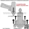 Шпиндель в сборе для Husqvarna CTH204T CTH2138R CTH224T CTH2642 GT2254 GT54 Ls - Image 3