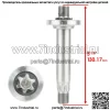 2 вала шпинделя с подшипниками для MTD Cub Cadet 7380927 738-0927 - Image 2