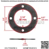 2 шпинделя в сборе с кольцом для John Deere D100 D110 D130 D140 D150 D160 LA100 - Image 3
