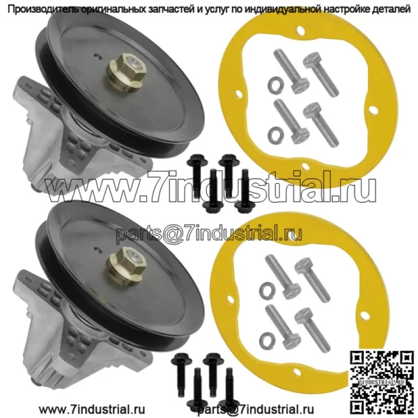 2 шпинделя в сборе с кольцом деки для MTD 918-04865A 918-04636A 918-04865 285-847