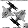 2 шпинделя в сборе, 54-дюймовая дека для Troy Bilt Mustang 54 XP Mustang XP Pivot 54 2015-17 - Image 4