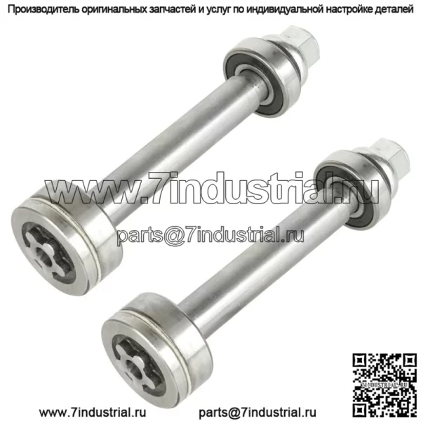 2 вала шпинделя с гайкой подшипника для Husqvarna LT100 LT112 LT120 LT125 532137646 - Image 2