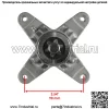 Шпиндель с палубным кольцом для MTD Cub Cadet Troy Bilt 918-0142 618-0142 618-0138 - Image 4