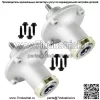 2 шпинделя в сборе для Husqvarna Mz48 Mz52 Mz5225 Mz6125 Mz6128 539112170