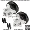 2 шпинделя в сборе подходят для Cub Cadet MTD T7800 T8000 CYT4220 918-06976A 618-06976