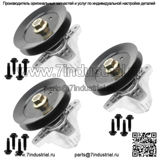 3-х шпиндельный узел с болтом шкива 54-дюймовая дека для Cub Cadet RZT-S54 RZTS54 2014-2017
