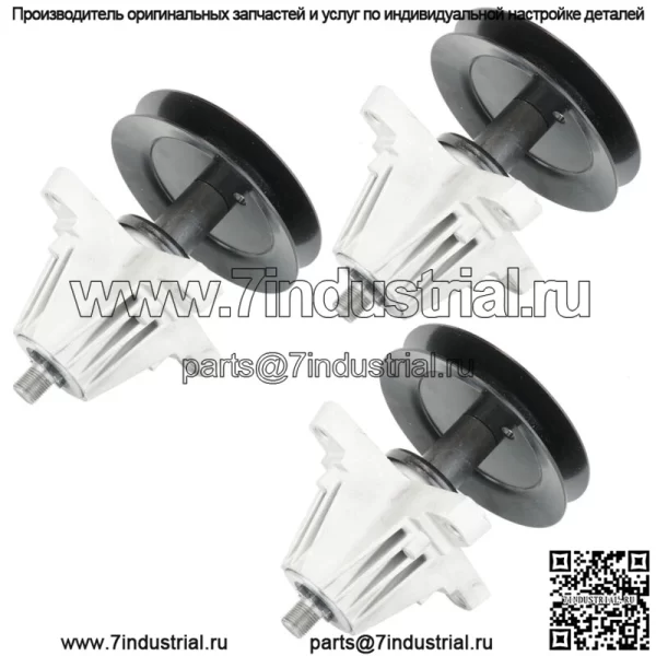 3-х шпиндельный узел с болтом шкива 54-дюймовая дека для Cub Cadet RZT-S54 RZTS54 2014-2017 - Image 2