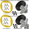 2 шпинделя в сборе с кольцом палубы для MTD 918-04456B 918-04456 918-04461A 618-00456A - Image 4