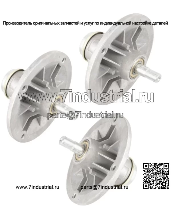 3 шпинделя в сборе подходят для Toro TimeCutter Z380 Z420 88-4510 80-4341, длинный вал