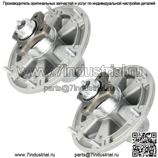 2 шпинделя в сборе с болтом для John Deere Z925A Z930A Tca20639 Tca17517
