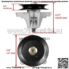2 шпинделя в сборе для Cub Cadet MTD 918-0428 918-0428A 918-0428B 9180428 - Image 2