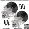 2 комплекта шпинделя в сборе со шкивом для MTD Cub Cadet 618-0671 918-0671 618-04608A