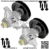 2 комплекта шпинделя в сборе со шкивом для MTD Cub Cadet 91804129 618-04129 918-04129 B