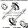 2 вала шпинделя с подшипниками для Husqvarna YTH1848 YTH2048 YTH2448 532174360