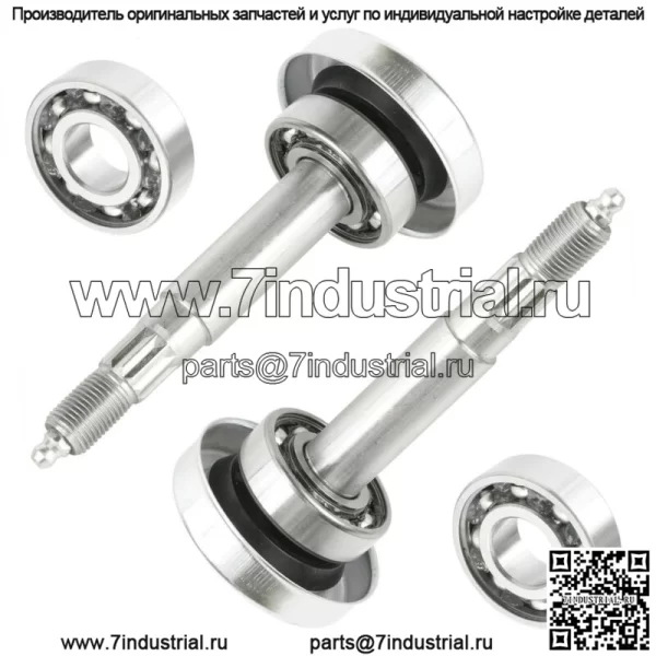 2 вала шпинделя с подшипниками для Husqvarna YTH1848 YTH2048 YTH2448 532174360