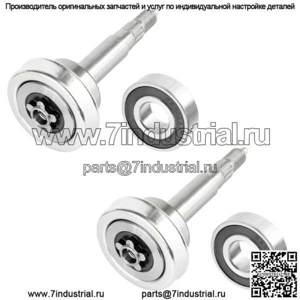 2 вала шпинделя с подшипниками для Husqvarna YTH1848 YTH2048 YTH2448 532174360 - Image 4