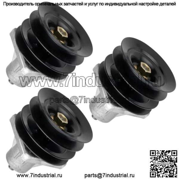 3 шпинделя в сборе с болтом шкива для MTD Cub Cadet 618-0241 918-0241 285-860 - Image 2