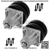2 шпинделя в сборе с болтом шкива для MTD Cub Cadet 918-0241B 918-0431B 285-112