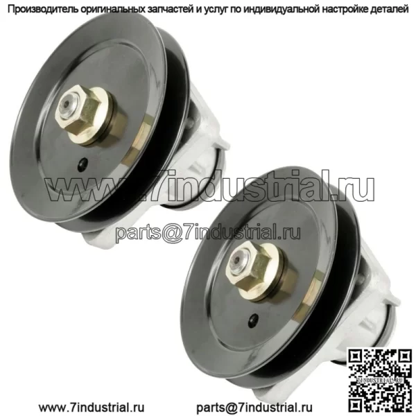 2 шпинделя в сборе с болтом шкива для MTD 618-0116A 618-0116B 918-0116C 918-0116B - Image 3