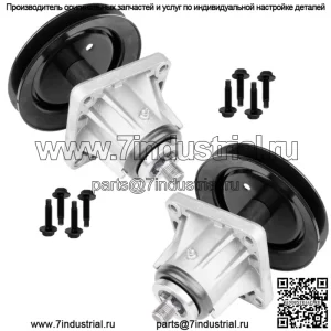 2 шпинделя в сборе с болтом для MTD 618-04137 918-04137 618-04137A 918-04137A