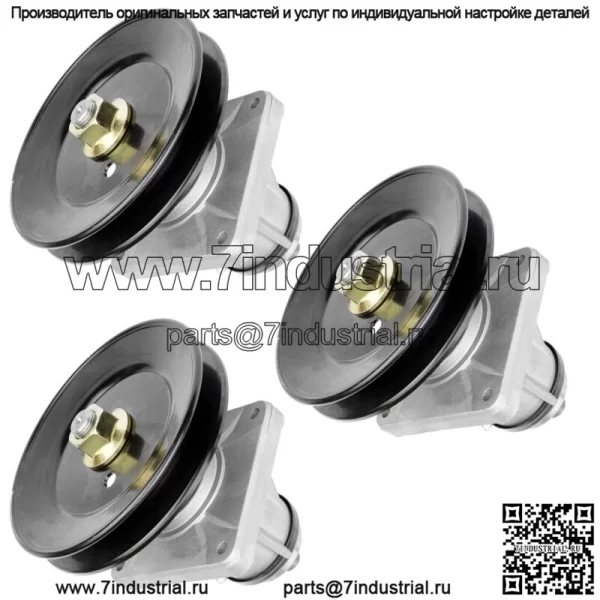 3 шпинделя в сборе с болтом для MTD LT1045 LT1046 618-0660 918-0660 285145 285969 - Image 3