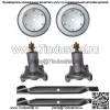 21546238 Комплект шпинделей/лезвий/шкивов подходит для дек Ariens 42 дюйма